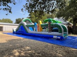 48ft Tropical Obstacle course wet/dry