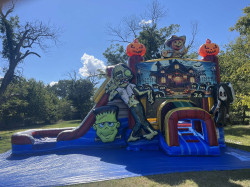 Dual lane Halloween combo wet/dry